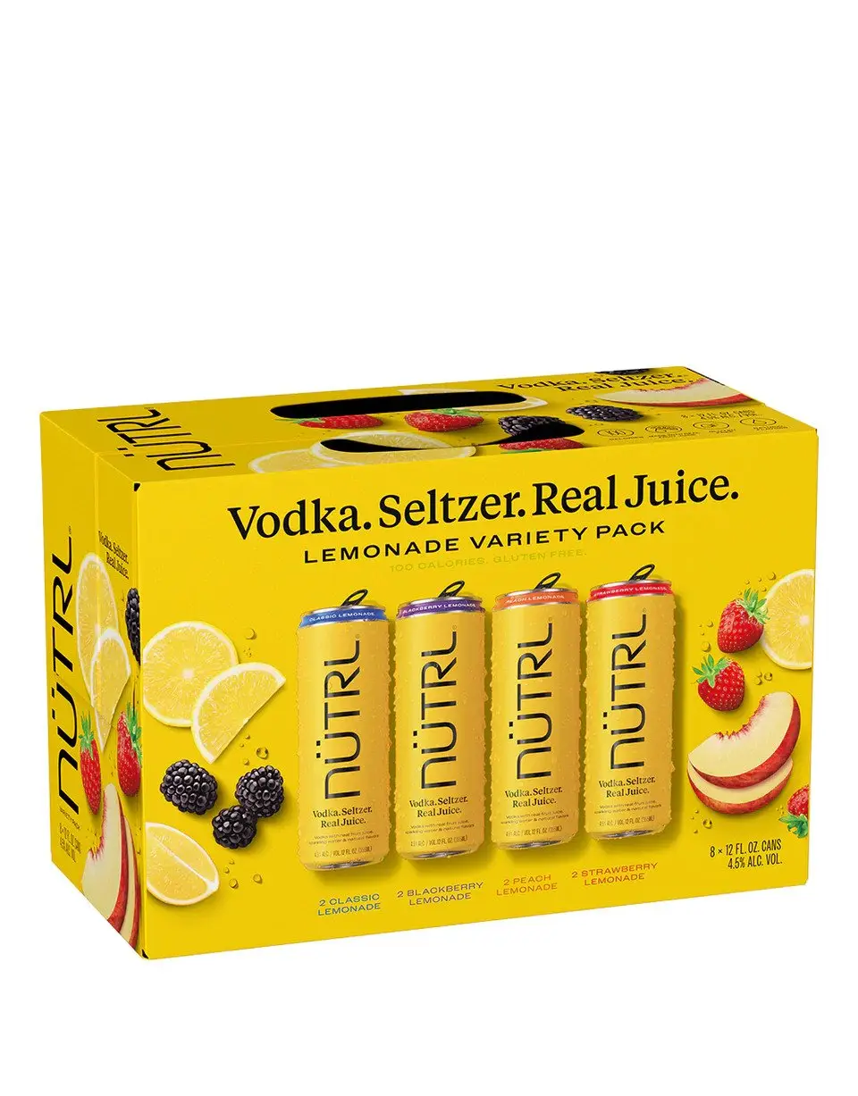 NÜTRL VODKA SELTZERS LEMONADE VARIETY PACK
