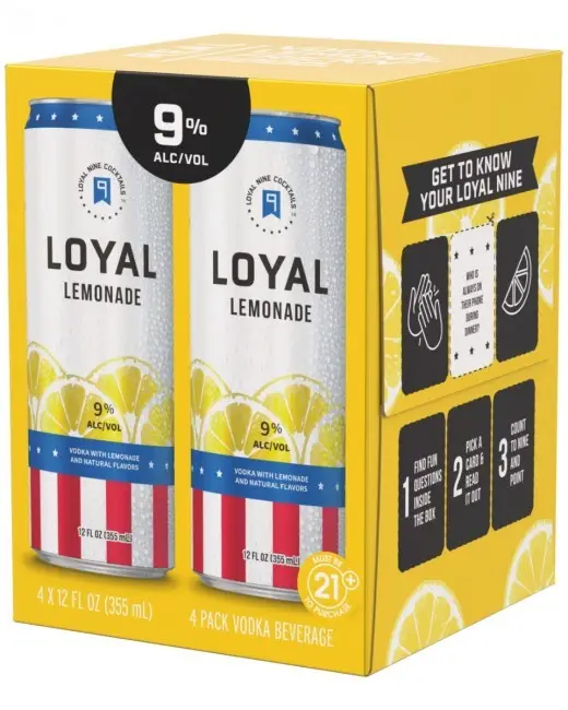LOYAL 9 COCKTAILS LEMONADE 4-PACK
