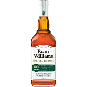 EVAN WILLIAMS WHITE LABEL BOTTLED-IN-BOND