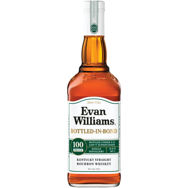 EVAN WILLIAMS WHITE LABEL BOTTLED-IN-BOND