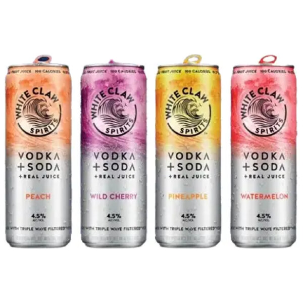 WHITE CLAW VODKA + SODA VARIETY 8-PACK