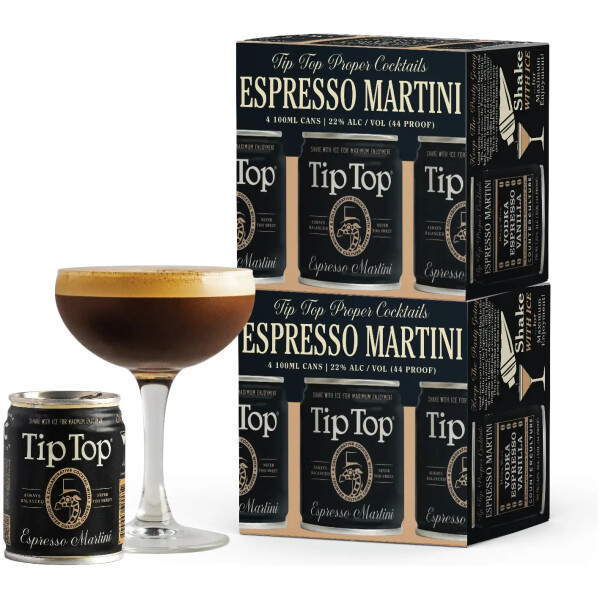 TIP TOP ESPRESSO MARTINI 4-PACK