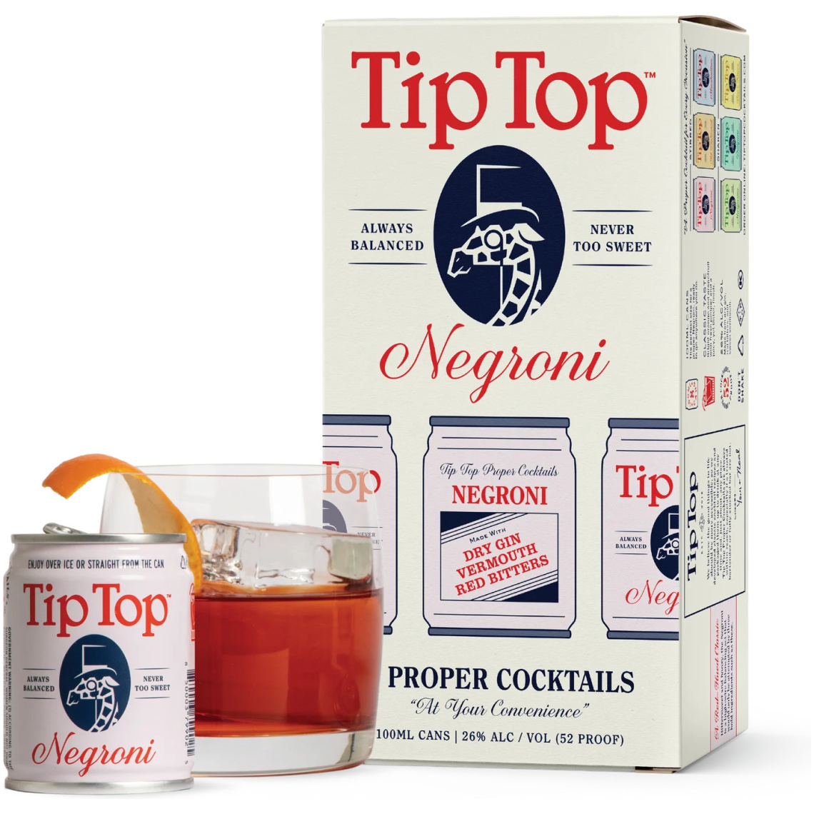 TIP TOP NEGRONI 8PACK Water Street Wines & Spirits