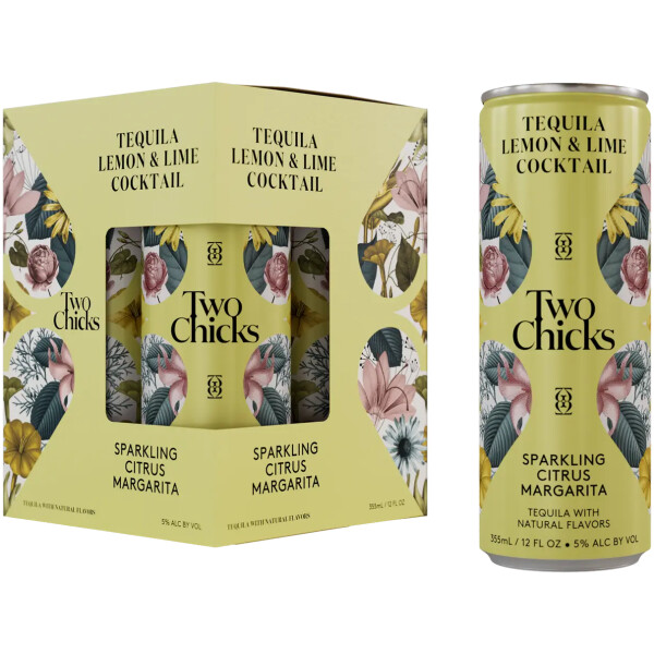 TWO CHICKS SPARKLING CITRUS MARGARITA 4-PACK