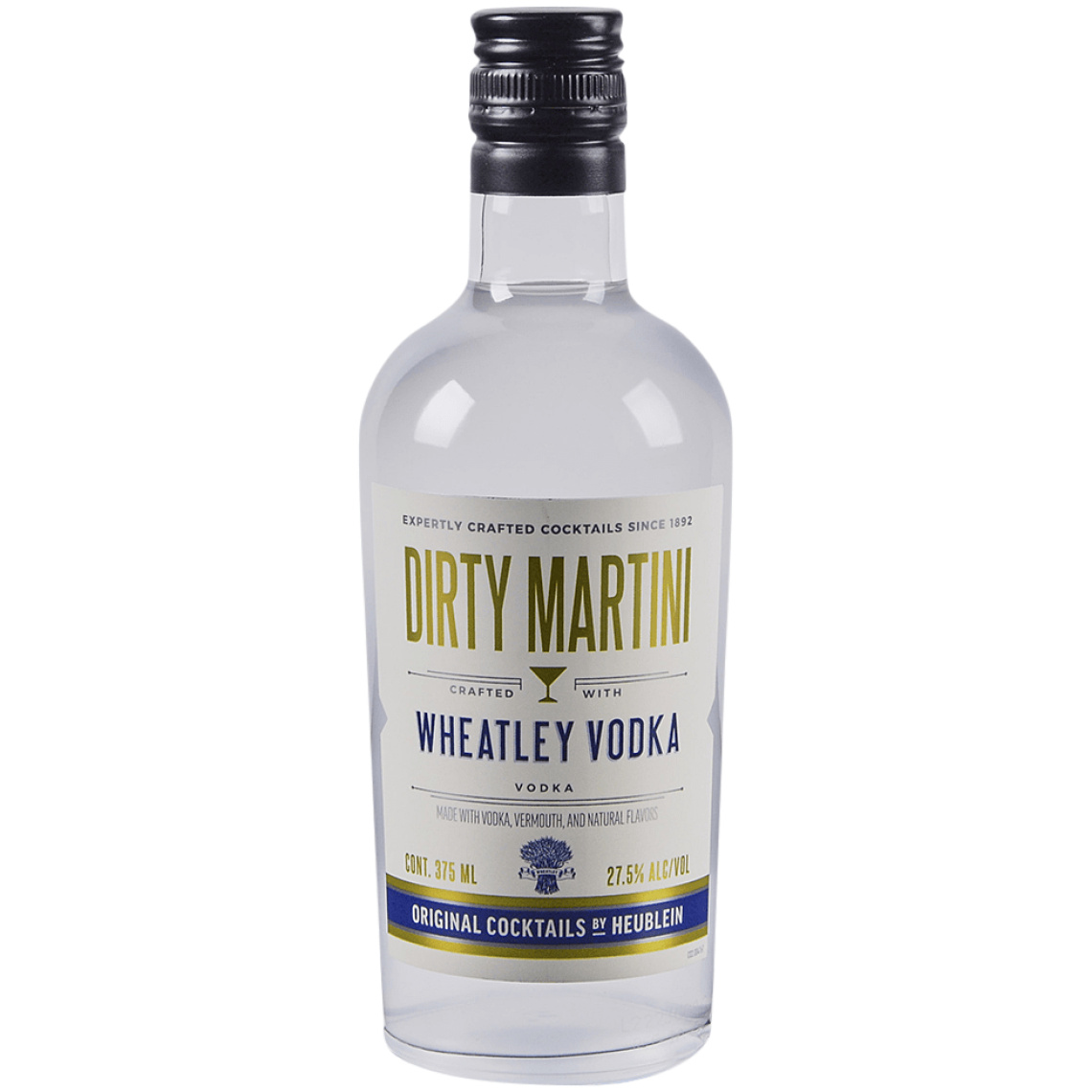 ORIGINAL COCKTAILS BY HEUBLEIN WHEATLEY VODKA DIRTY MARTINI Water