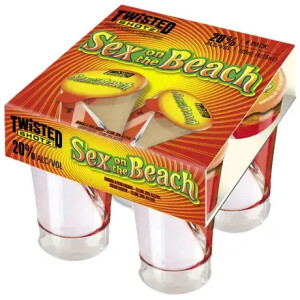 TWISTED SHOTZ SEX ON THE BEACH 4-PACK