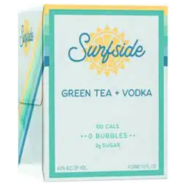 SURFSIDE GREEN TEA + VODKA 4-PACK