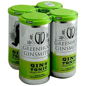 GREENHOOK GINSMITHS GIN & TONIC 4-PACK