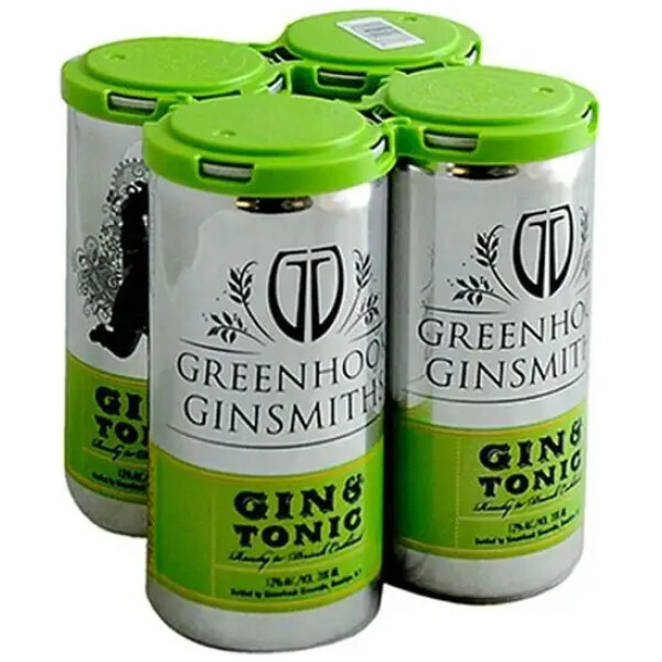 GREENHOOK GINSMITHS GIN & TONIC 4-PACK