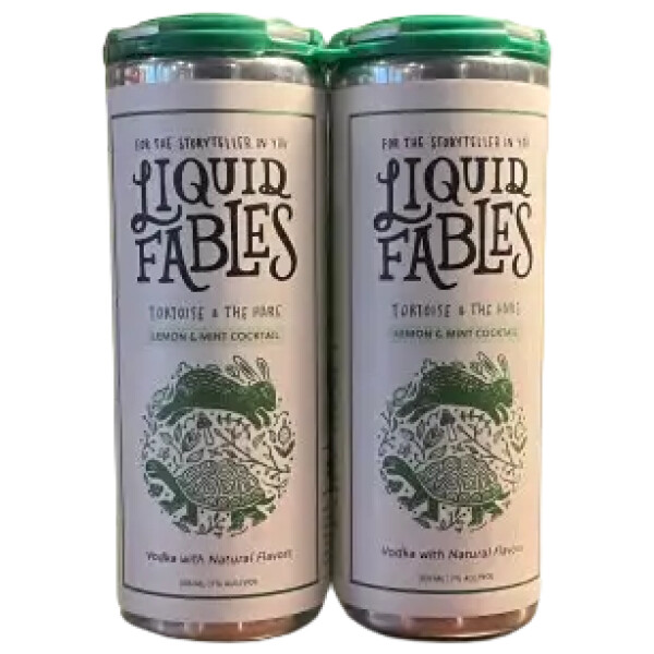 LIQUID FABLES TORTOISE & THE HARE COCKTAIL 4-PACK (LEMON & MINT)