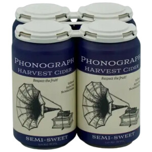 PHONOGRAPH HARVEST CIDER BLUE - SEMI-SWEET 4-PACK