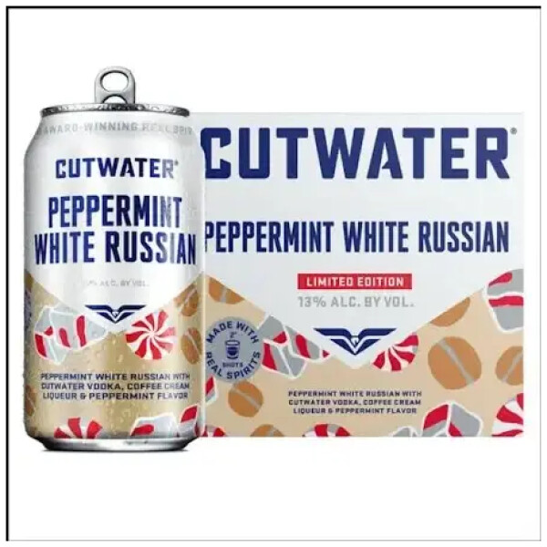 CUTWATER PEPPERMINT WHITE RUSSIAN 4-PACK (LIMITED EDITION)