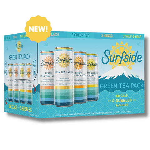 SURFSIDE GREEN TEA VARIETY 8-PACK
