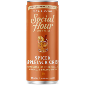 SOCIAL HOUR COCKTAILS SPICED APPLEJACK CRISP 4-PACK - LIMITED RELEASE