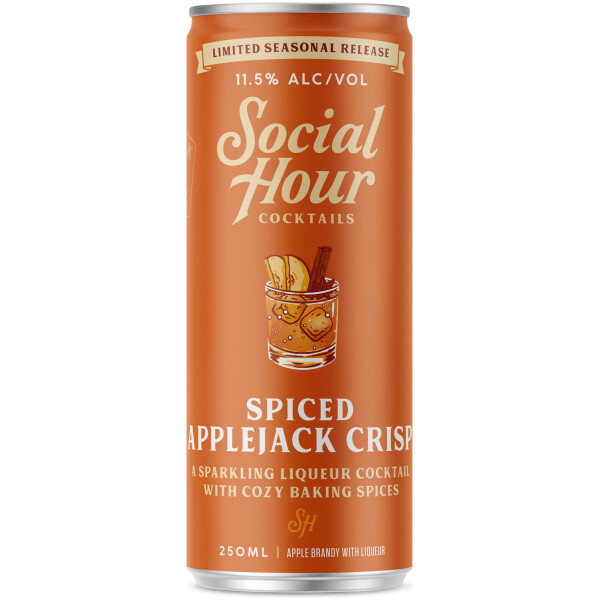 SOCIAL HOUR COCKTAILS SPICED APPLEJACK CRISP 4-PACK - LIMITED RELEASE